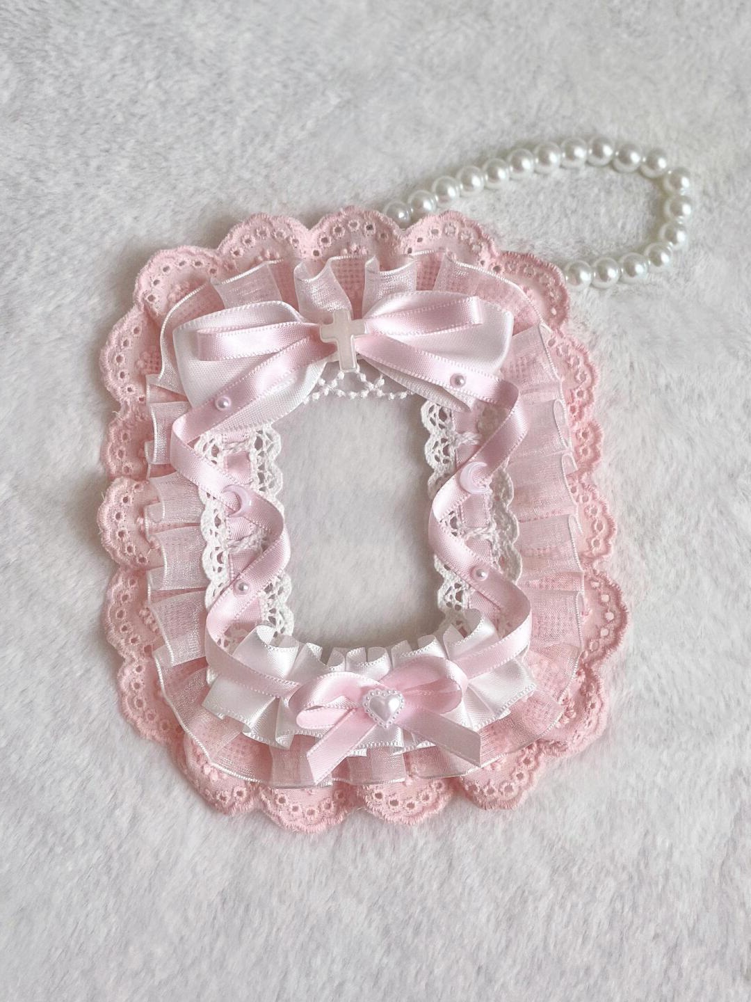Handmade Lace Satin 3 Inch PVC - Card Penny Sleeve ulasan dan harga