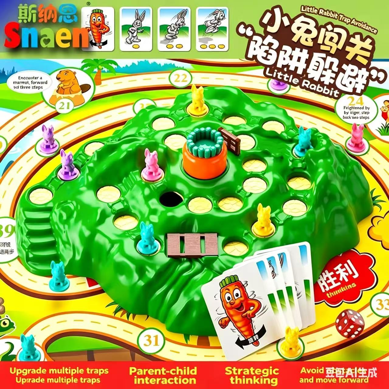 Hot Sale Fun Toy Rabbit Trap U - Graded Card Display ulasan dan harga
