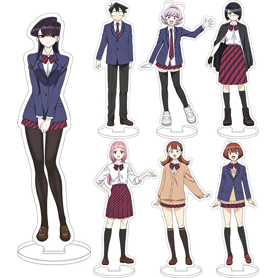 16CM Anime Komi Can't Communic - Figma Stand Set ulasan dan harga