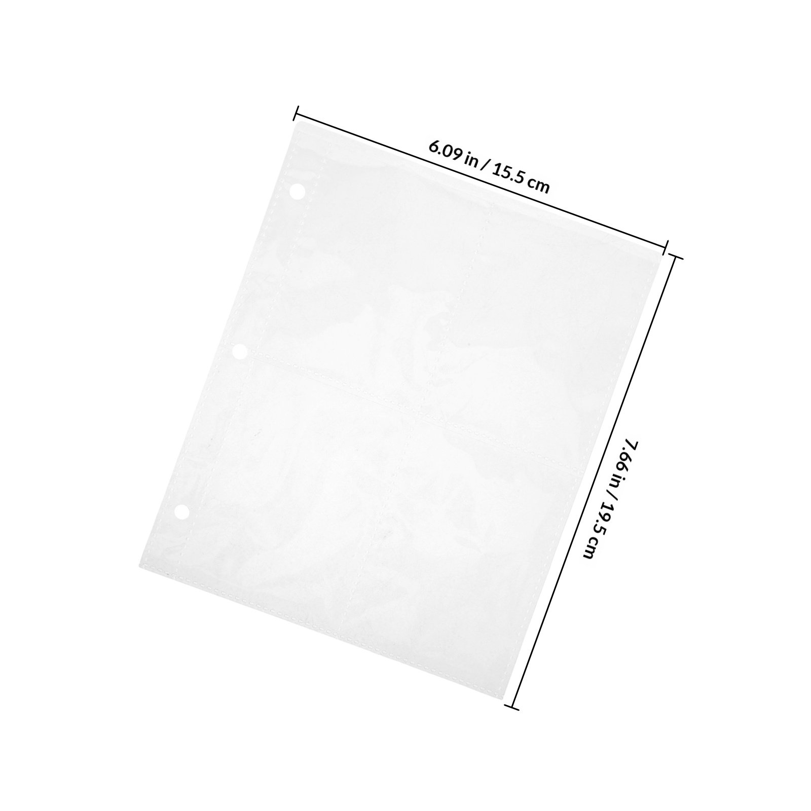 10Pcs Card Binder Refill Inner - Trading Card Binder ulasan dan harga