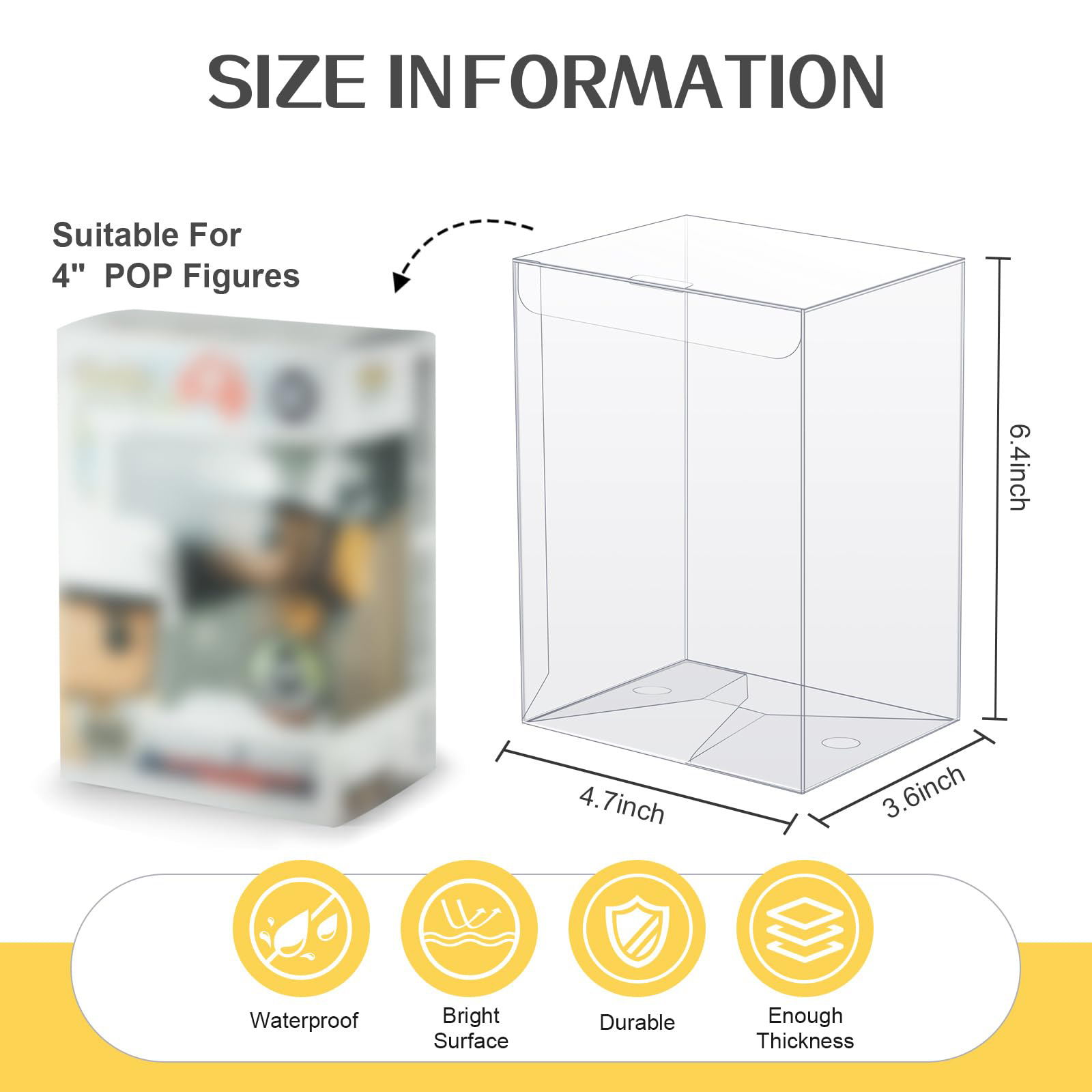 Clear Display Case Compatible  - Funko Pop Protector ulasan dan harga